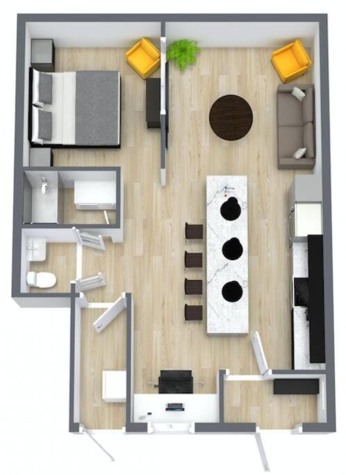 Loft Style Industriel-Centre-Ville+Parking Gratuit Québec Værelse billede